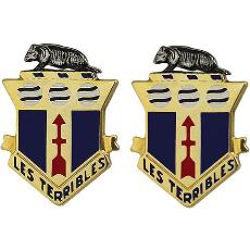 128th Infantry Regiment Unit Crest (Les Terribles)